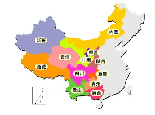 中国西部地区图片