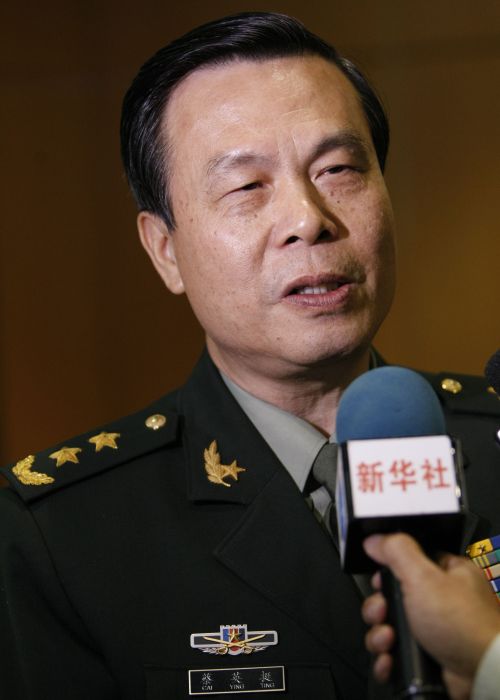 中国人民解放军副总参谋长蔡英挺访美(组图)