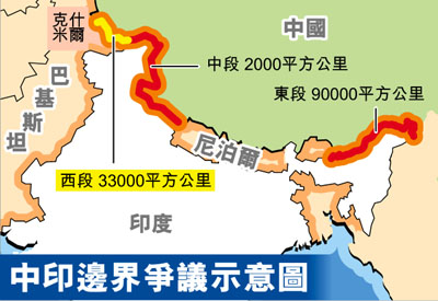 Image result for 中印边界