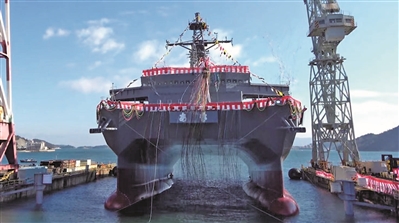 日本海上自卫队接装新的海洋监测船