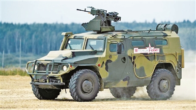 俄军装备反无人机装甲车
