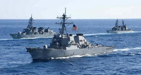 外媒：美国牵头海上军演　对伊朗施压