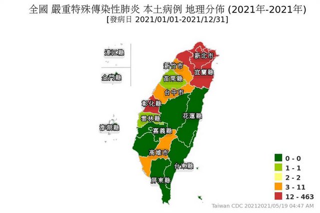 北台湾唯一净土破功　疫情遍地开花