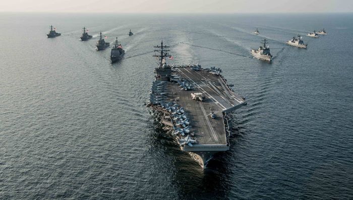 外媒：美国首次承认中美海军实力旗鼓相当