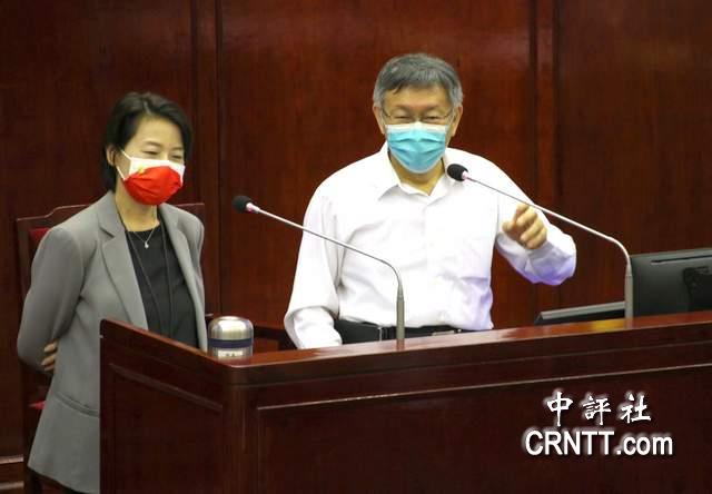 柯文哲连说5次　一定支持黄珊珊选台北市长