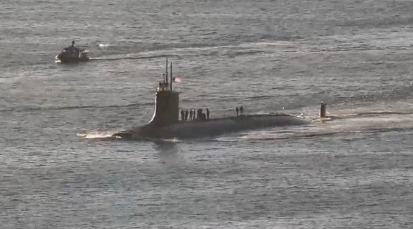 南海“撞山”的美军核潜艇又有了新“动静”