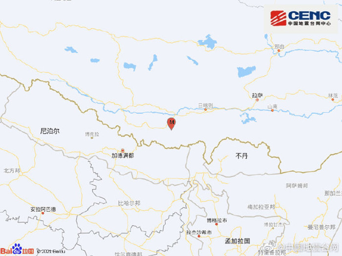西藏日喀则市定日县发生3.5级地震