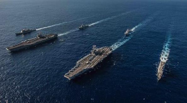 美国防部称：2个航母战斗群已进入南海