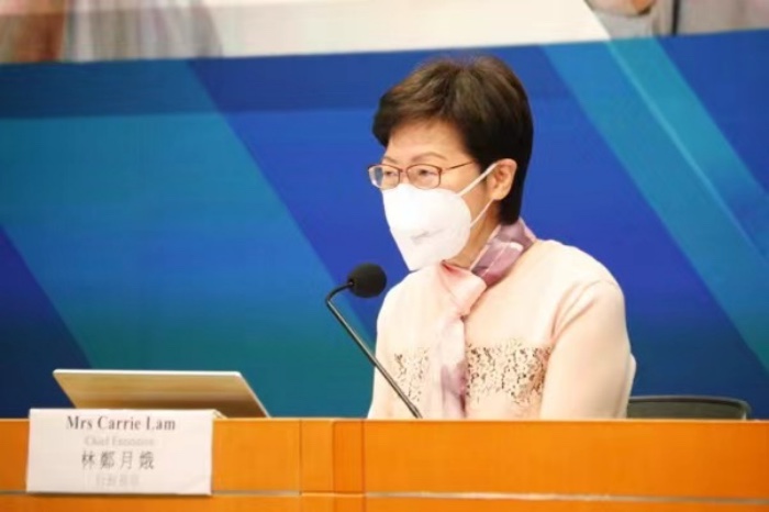 林郑月娥呼吁市民参与全民快速检测
