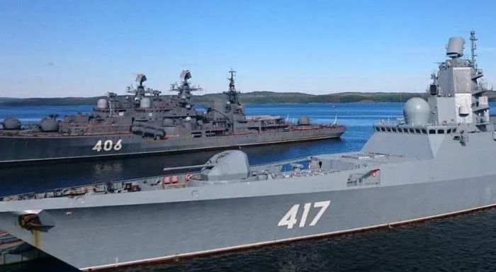 俄海军舰队正在密切监视北约在地中海的演习