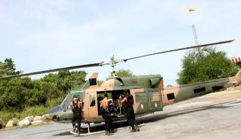 泰国一架军用直升机坠毁　多名高级军官受伤