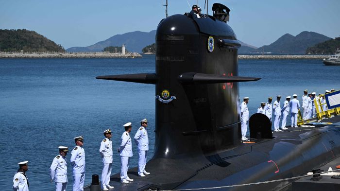 外媒：巴西与法国合作建造的首艘潜艇启用