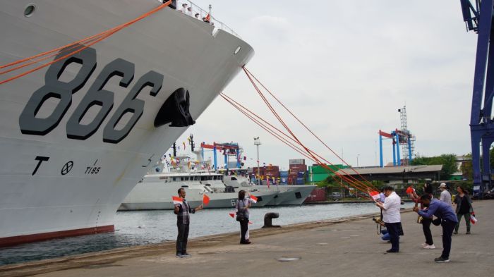 中国海军和平方舟号医院船抵达印尼雅加达访问