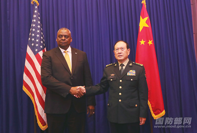中美军方高层对话恢复　热议台湾问题