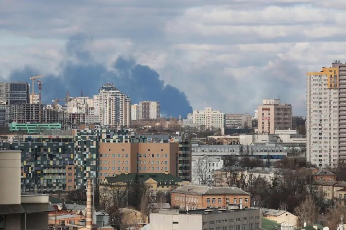乌克兰首都基辅响起多次爆炸声