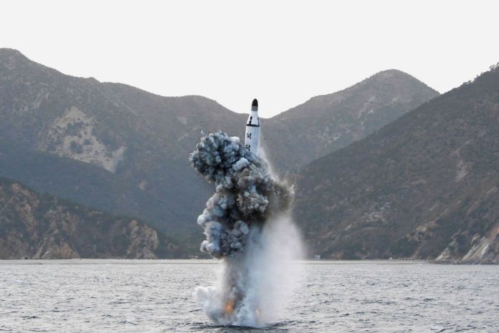 朝中社：朝鲜进行战略巡航导弹潜射训练