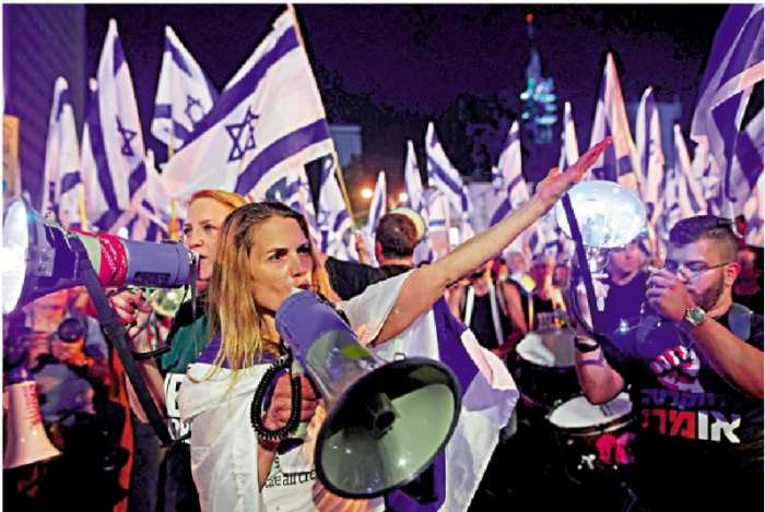 ﻿以色列否认摩萨德参与反司法改革示威