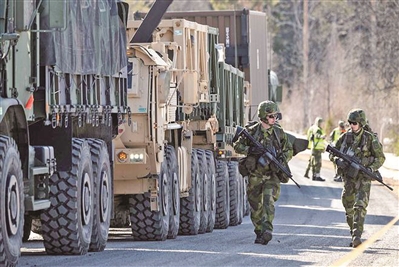 瑞典举行大规模联合军演