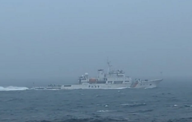 台官方公布画面　陆海巡06有动作新竹舰紧跟