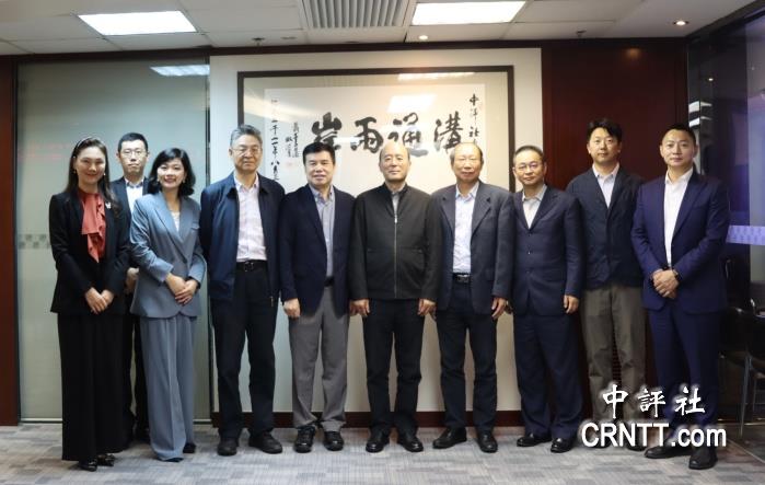 中国记协港澳访问团一行到访香港中评社
